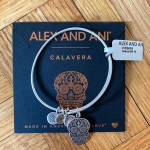 Alex and Ani Calavera silver bracelet NWT